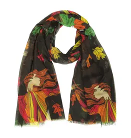 Foulard Eco "Leaf Dancer" par Maxine Noel