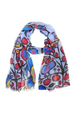 Woodland Floral by Norval Morrisseau Eco Scarf - 18217