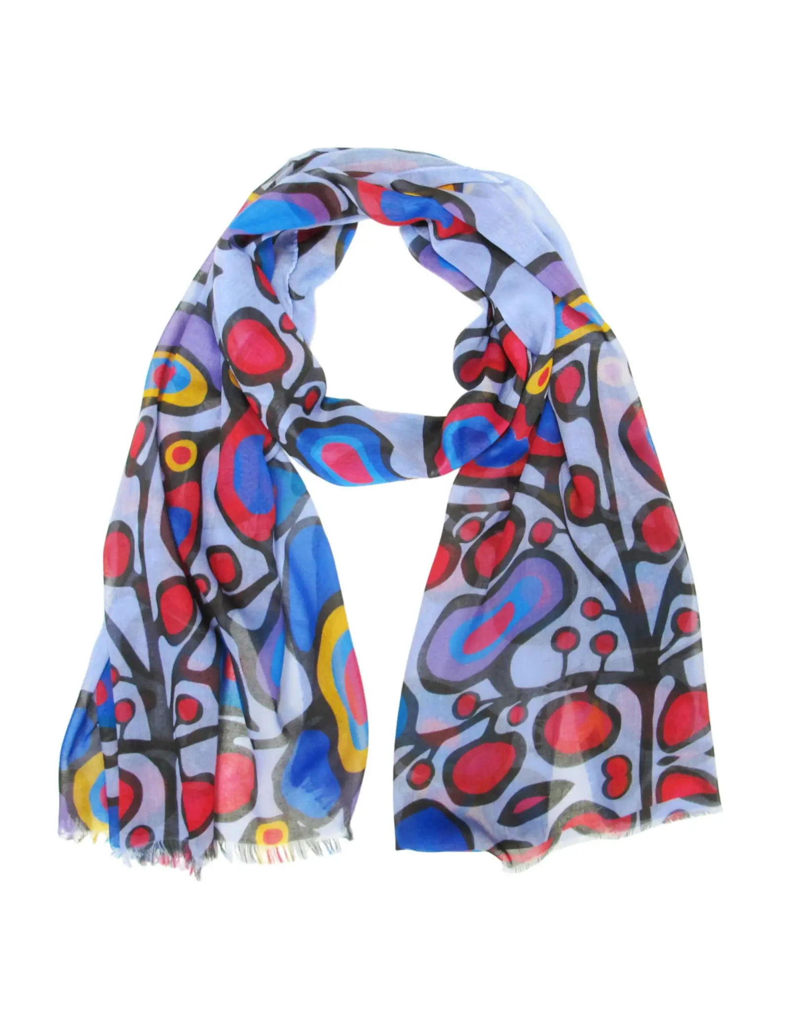 Foulard Eco "Woodland Floral" par Norval Morrisseau - 18217