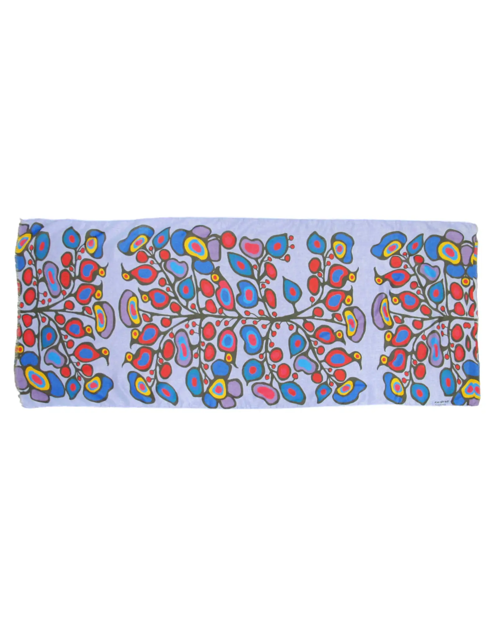Woodland Floral by Norval Morrisseau Eco Scarf - 18217