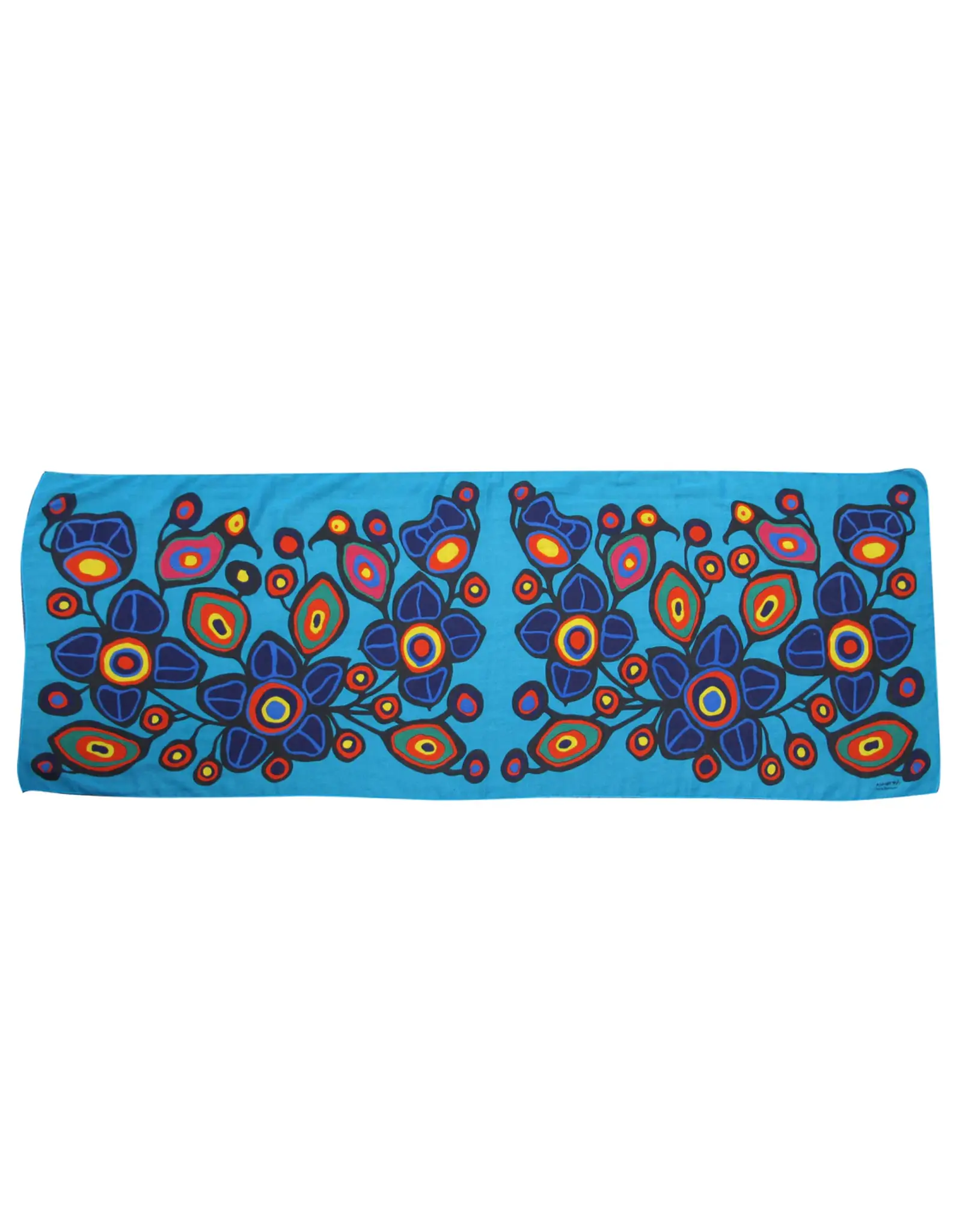 Foulard Eco "Flowers and Birds" par Norval Morrisseau - 18211