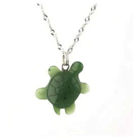 Pendentif Tortue en Jade
