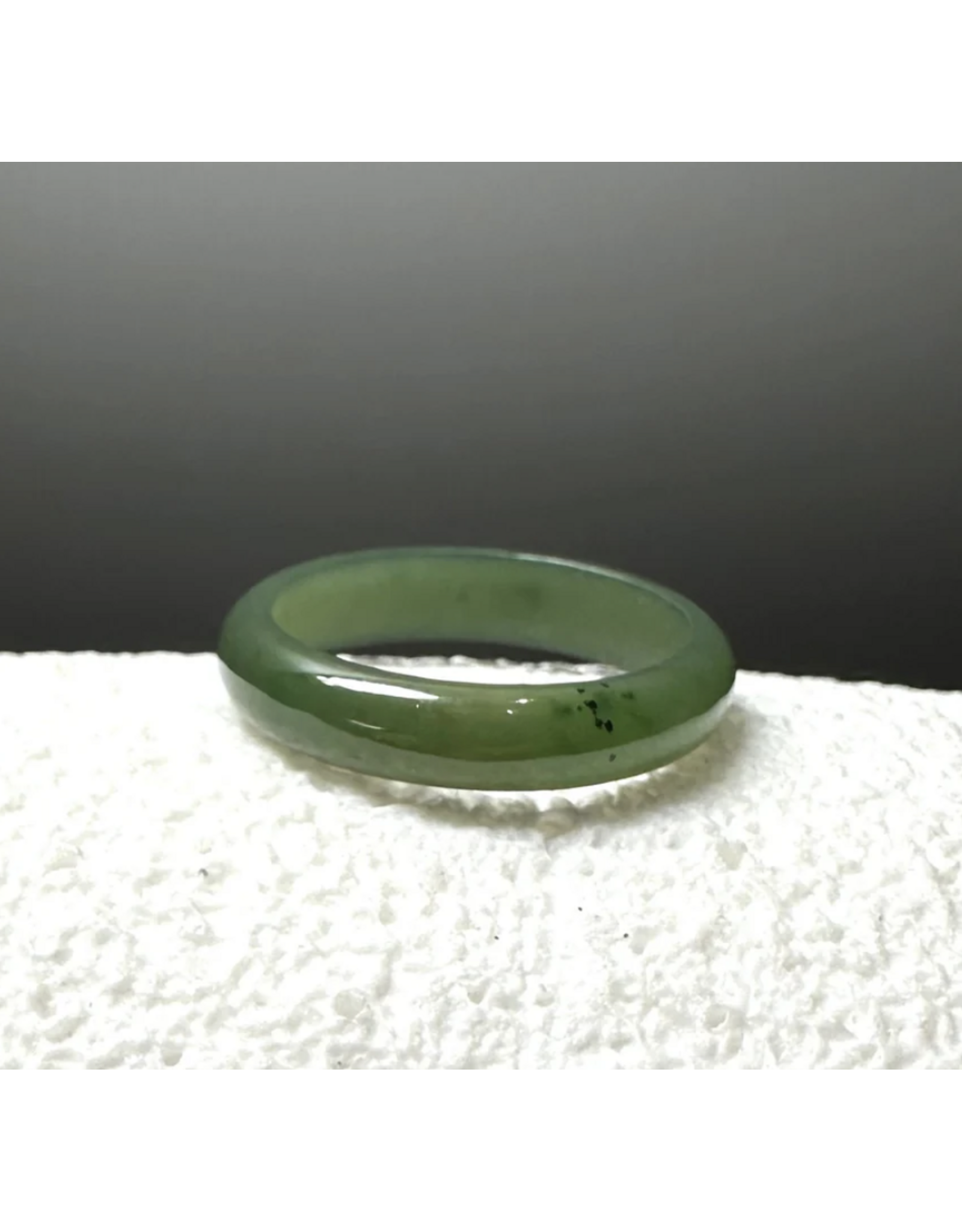 Solid Jade Band Ring - UJ-017