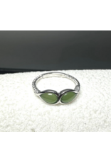 Bague Double en Jade - 1108