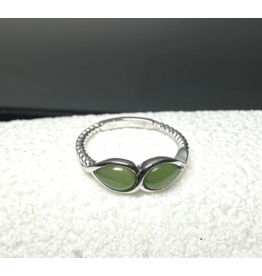 Bague Double en Jade