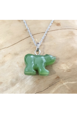 Jade Bear Pendant - 1810