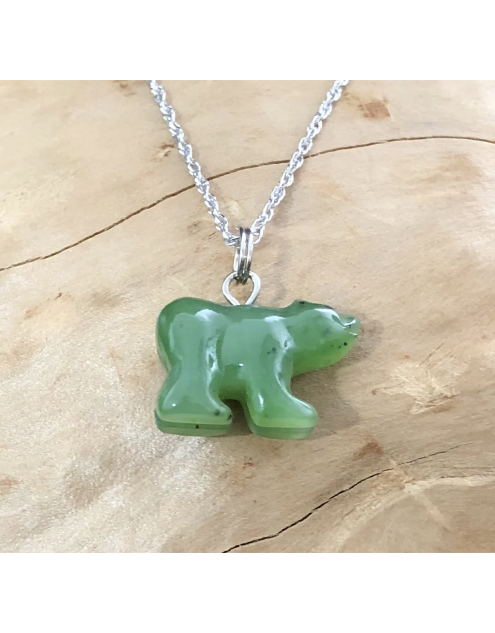 Jade Bear Pendant - 1810