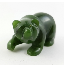 Small Jade Bear Sculpture