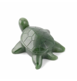 Large Sculpture Tortue en Jade