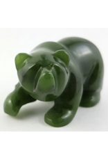 Large Jade Bear Sculpture - (HNW-054-200)