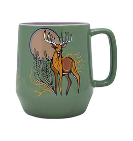 Grande Tasse en Céramique - "Deer" (Waawaashkeshi)