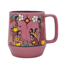 Grande Tasse en Céramique - "Heart Berry Gatherers"