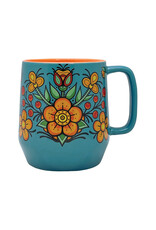 Grande Tasse en Céramique - "Prairie Beadwork" (BMUG17)