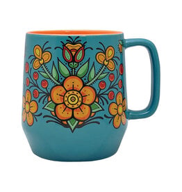 Big Ceramic Mug - Prairie Beadwork