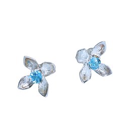 Sensation Lilac - Blue Topaz Studs