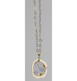 Kunik Necklace - Hollow Antler (Blue)