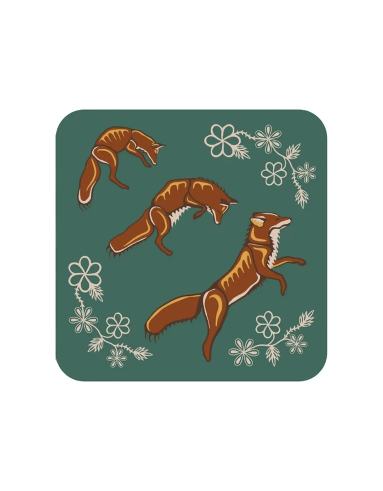 Foxes by Storm Angeconeb Coaster (CBC35)
