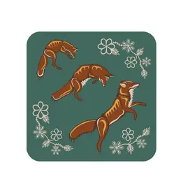 Foxes by Storm Angeconeb Coaster