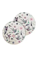 Ceramic Coasters (Set of 2) - Hummingbirds by Nicole La Rock (CCO15)
