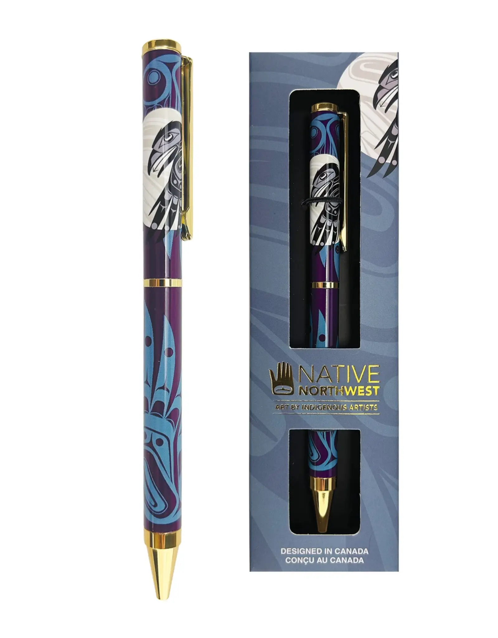 Premium Ballpoint Pen - Raven Moon by Allan Weir (PBP15)
