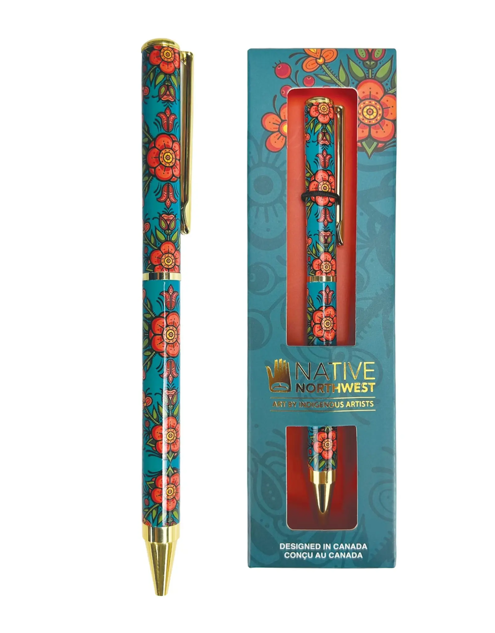 Premium Ballpoint Pen - Prairie Beadwork by Justine Proulx (PBP23)