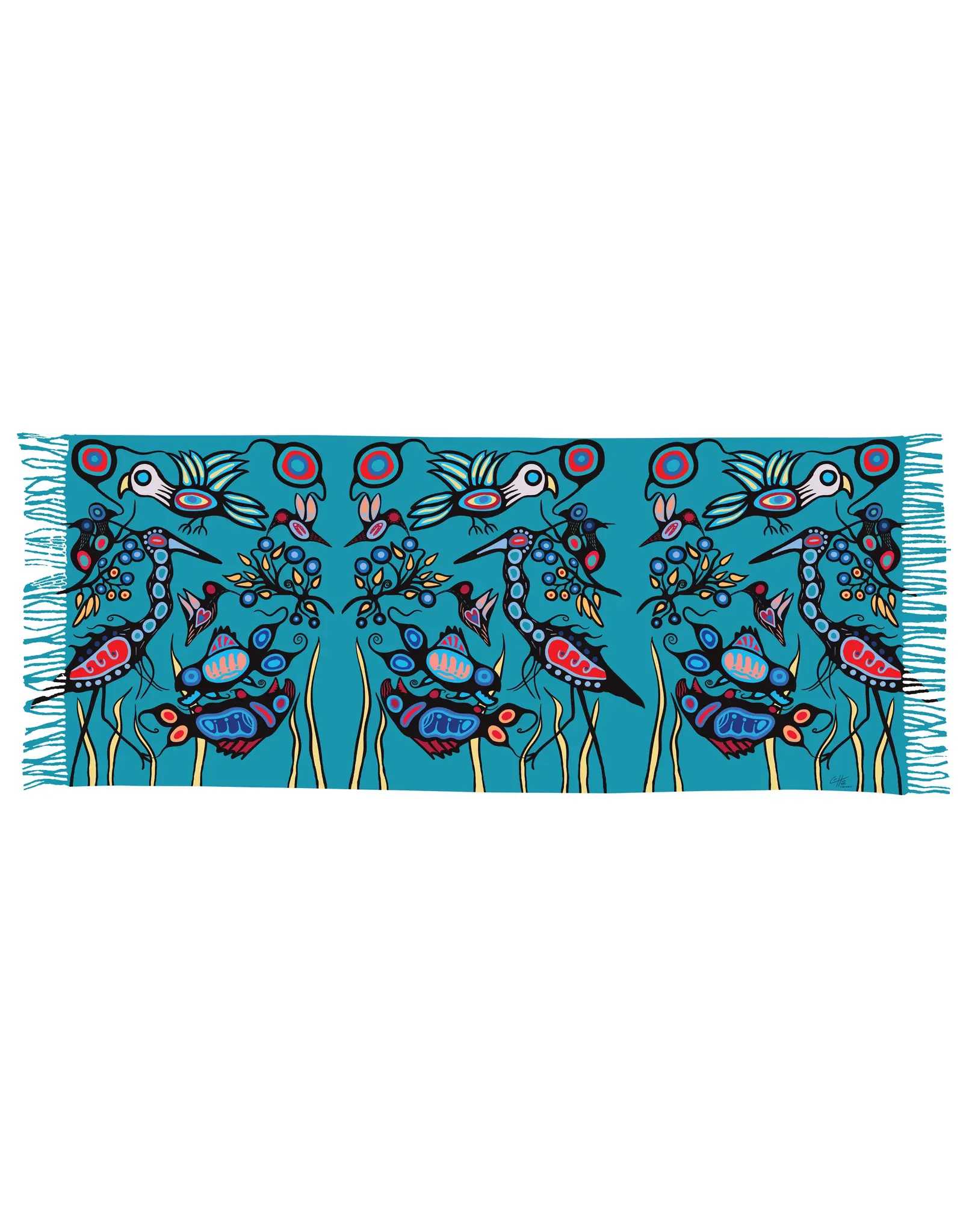Grand River Harmony by Cody Houle Eco-Shawl ESHA006
