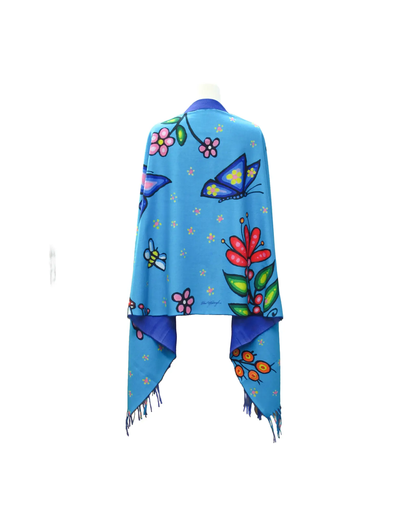 Happiness by Kim McDonough Eco Shawl ESHA005