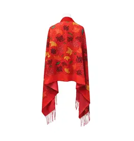 Fall Winds of Change by Leah Dorion Eco Shawl