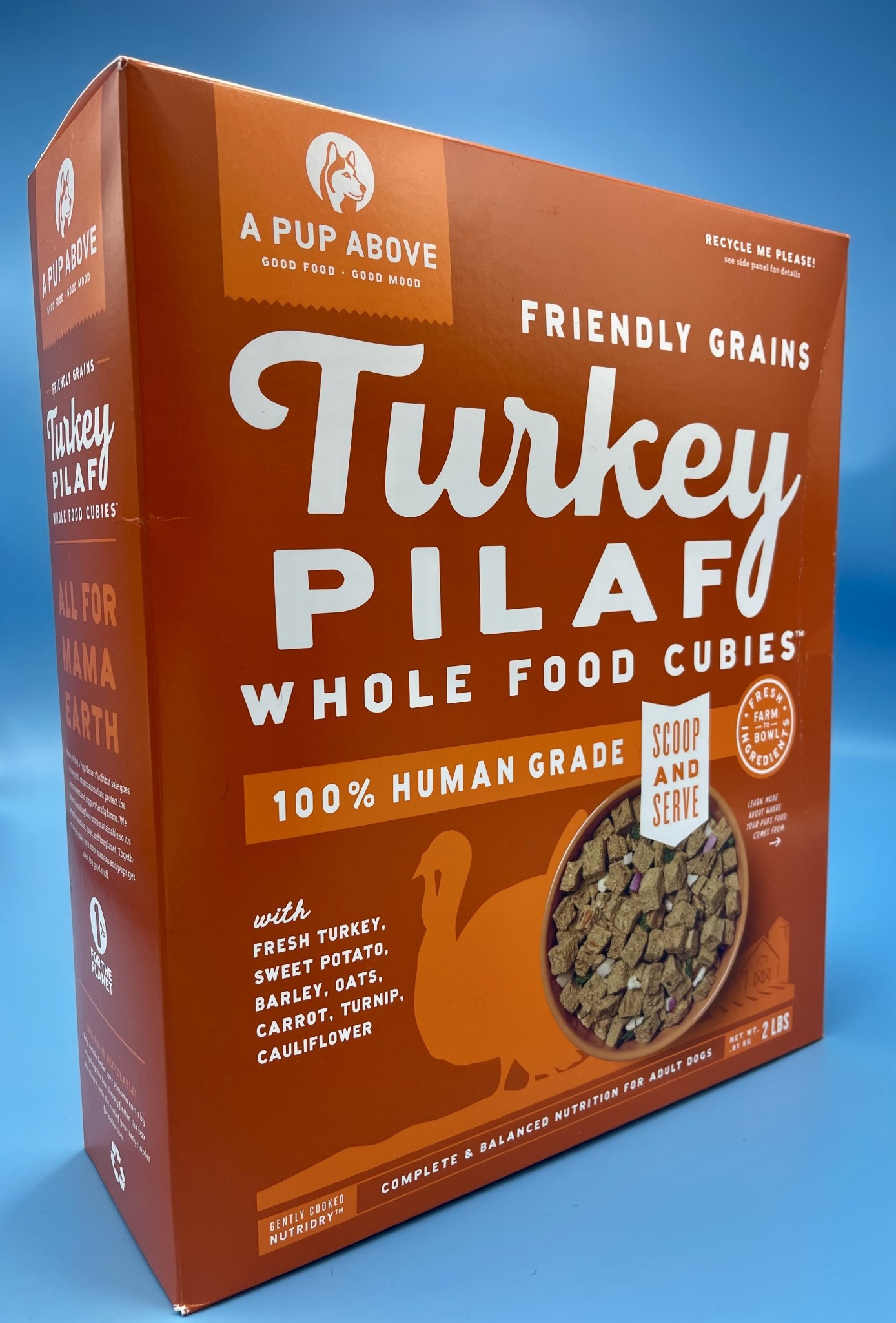 Turkey Pilaf: Human-Grade Sous Vide Dry Dog Food