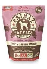 PRIMAL PRIMAL TURKEY AND SARDINE PATTIES 6#