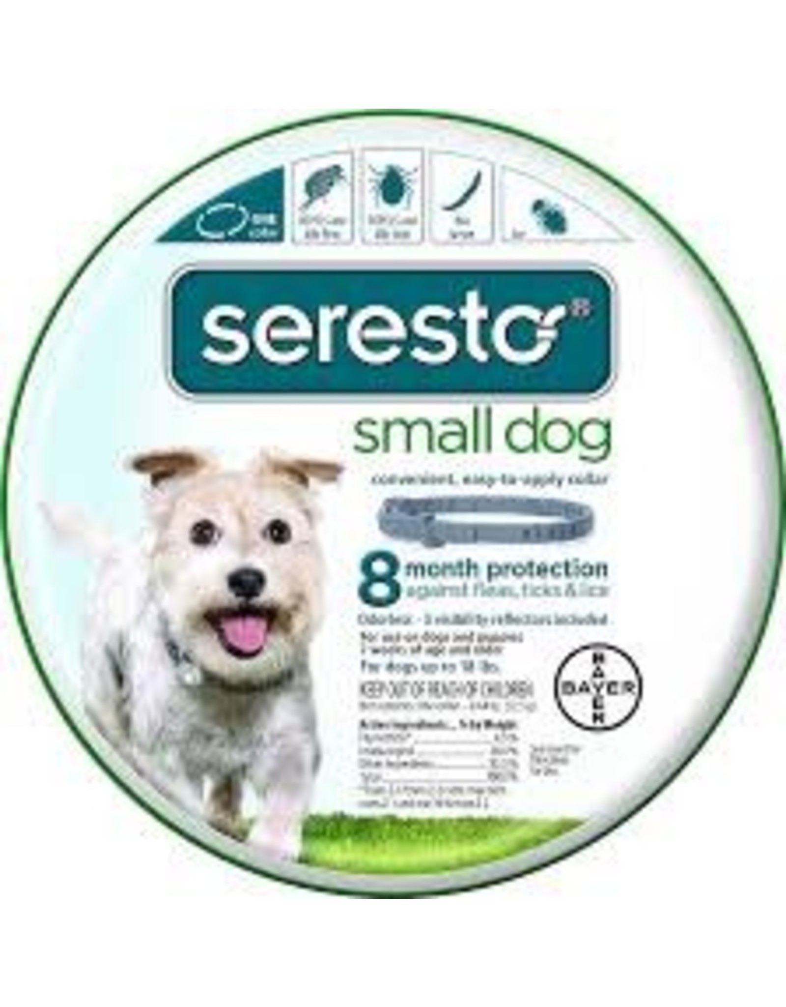 BAYER SERESTO COLLAR SM UNDER 18LBS