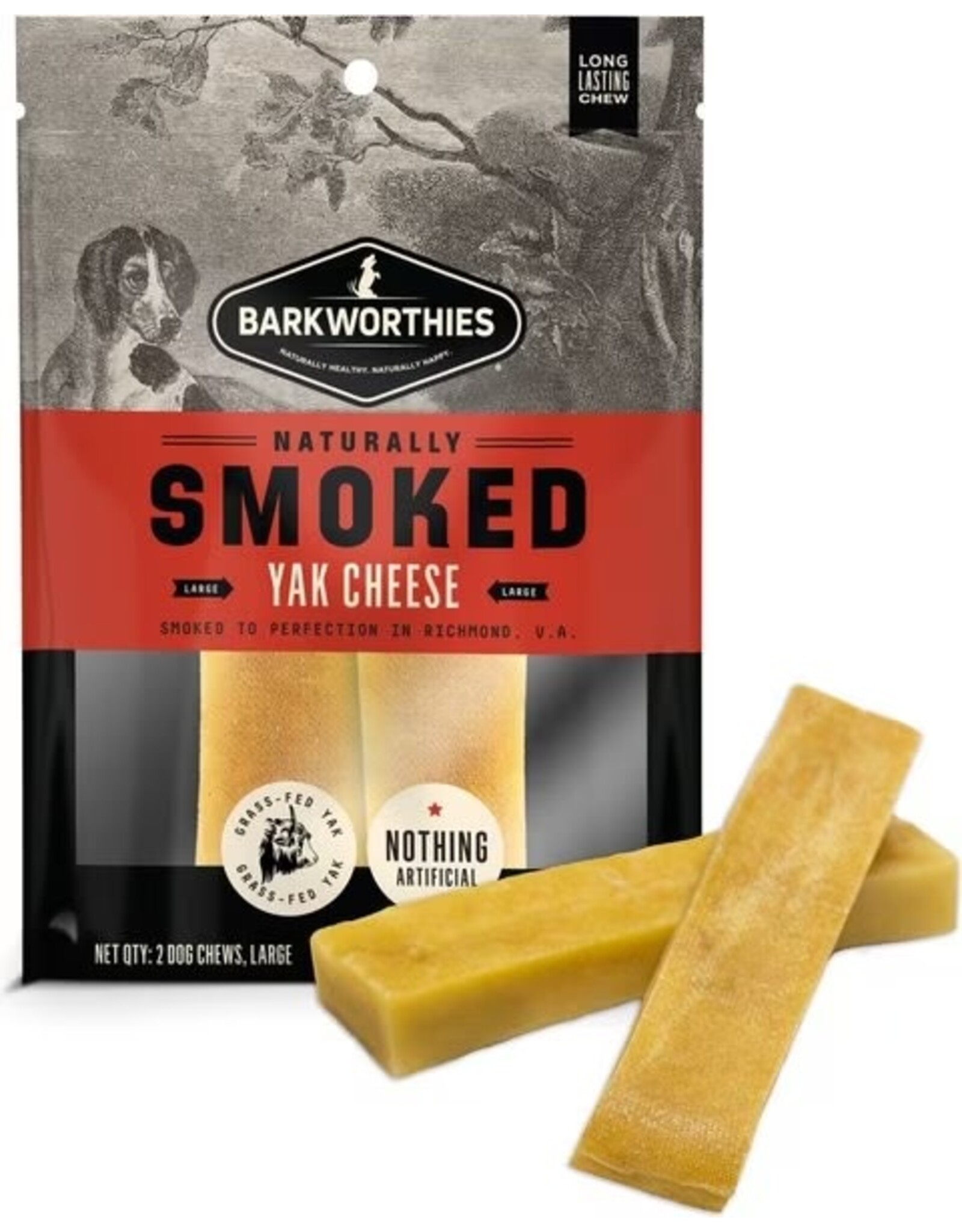 BARKWORTHIES BARKWORTHIES SMOKED YAK CHEESE 2PK