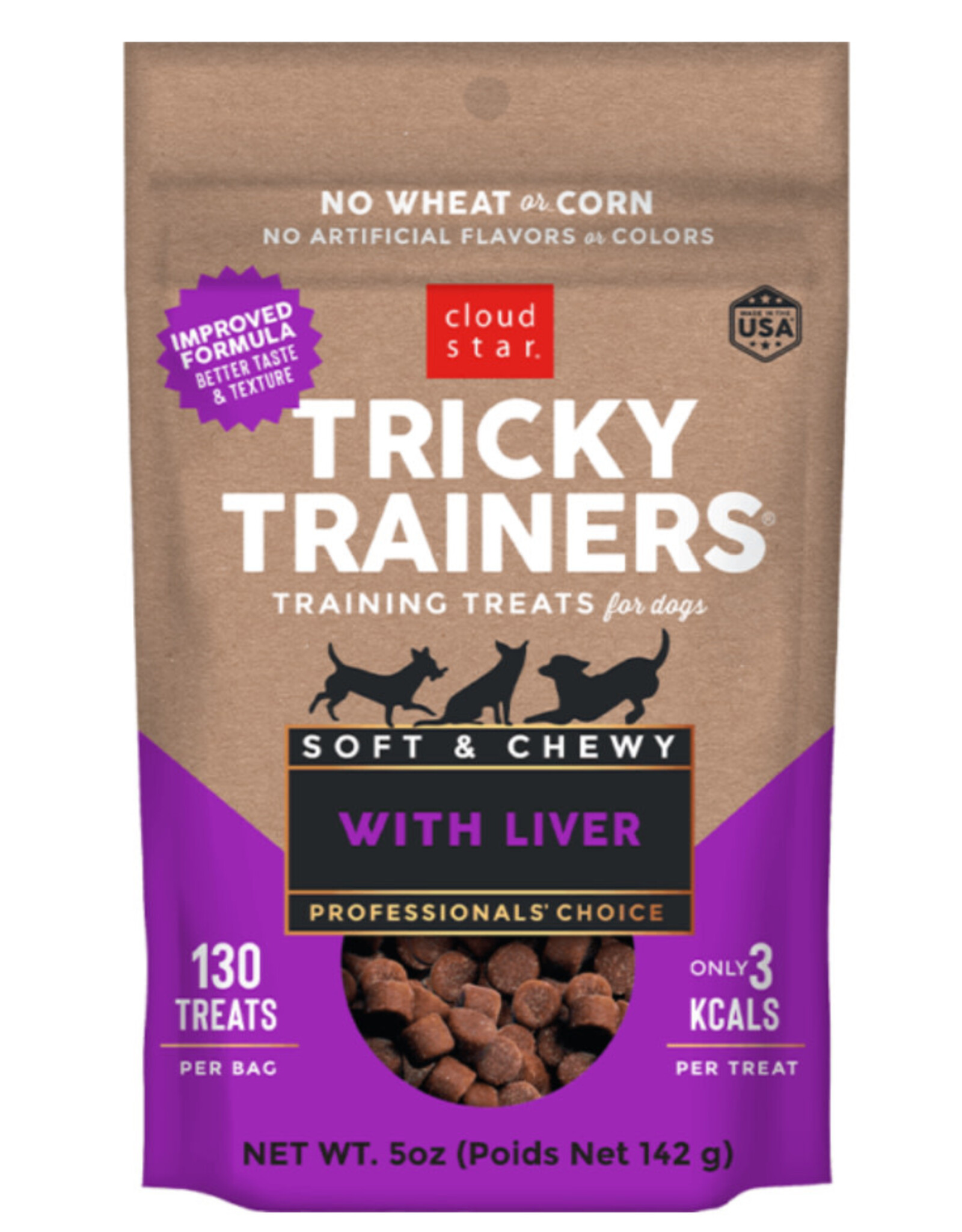CLOUD STAR CLOUD STAR TRICKY TRAINERS CHEWY LIVER 5 OZ