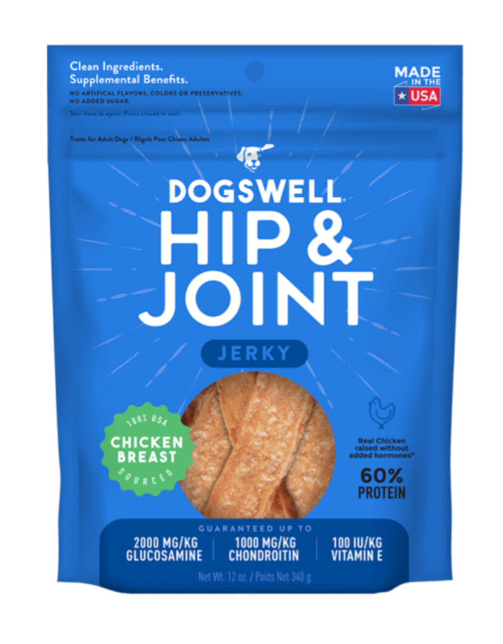 DOGSWELL DOGSWELL HIP & JOINT JERKY GRAIN FREE CHICKEN 10 OZ