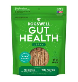 DOGSWELL DOGSWELL GUT HEALTH JERKY LAMB 10 OZ