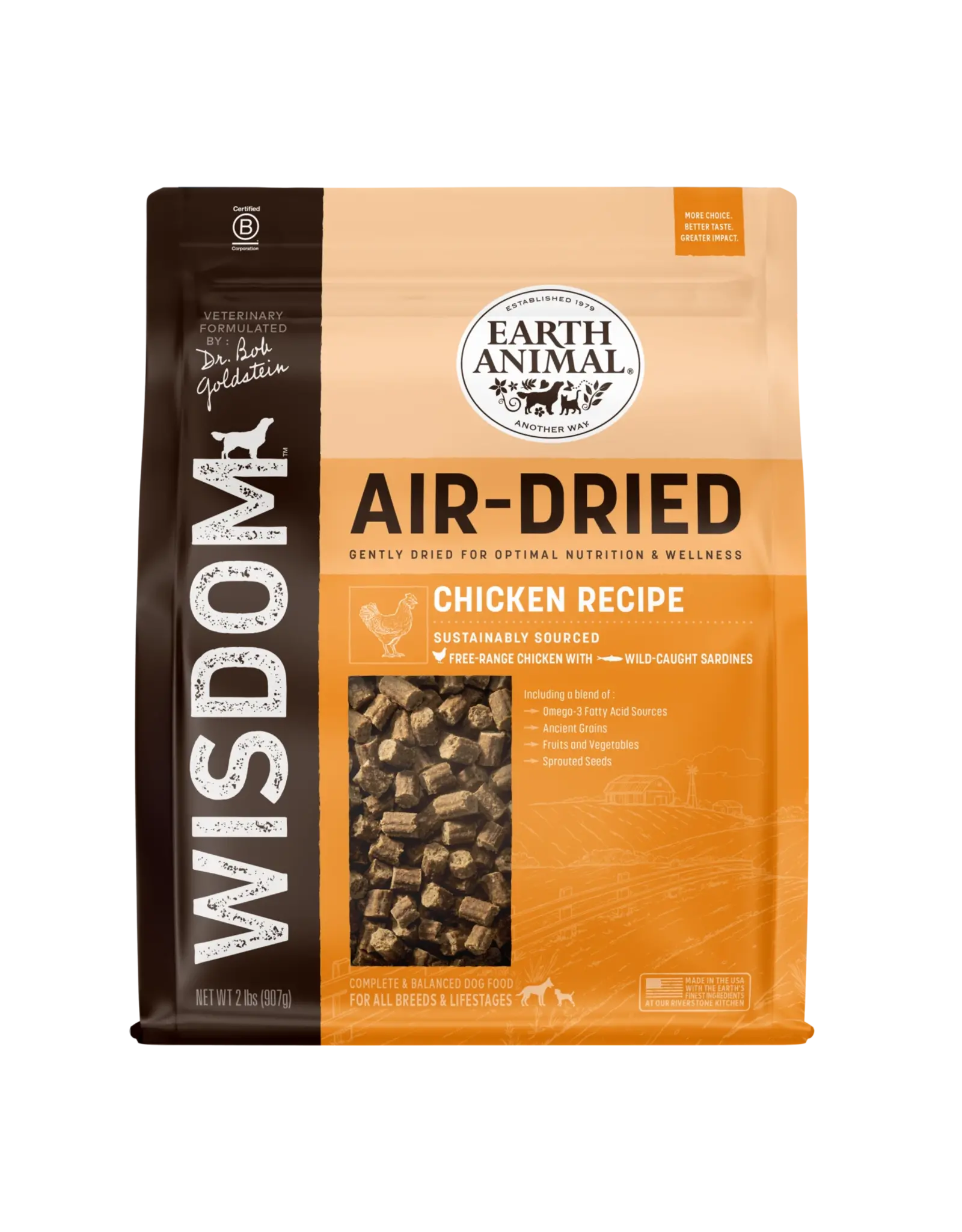 EARTH ANIMAL EARTH ANIMAL WISDOM AIR DRIED CHICKEN 8#