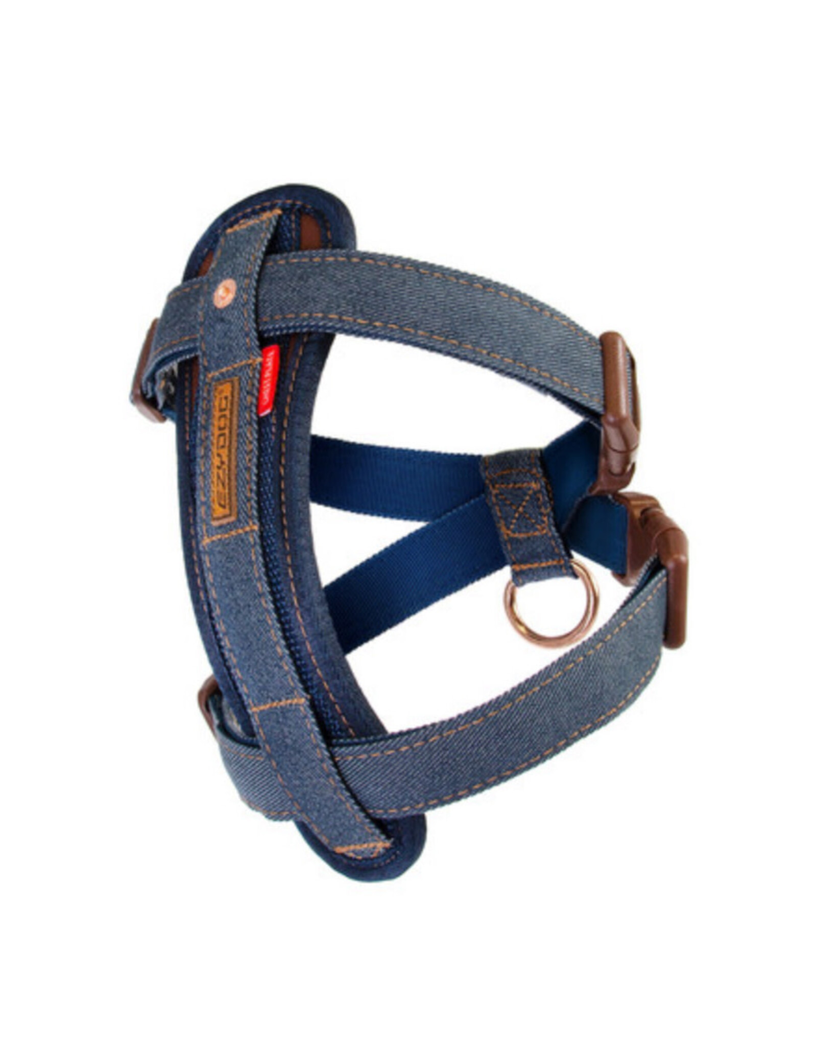 EZY DOG EZYDOG CHEST PLATE HARNESS DENIM SM