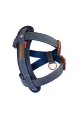 EZY DOG EZYDOG CHEST PLATE HARNESS DENIM XL