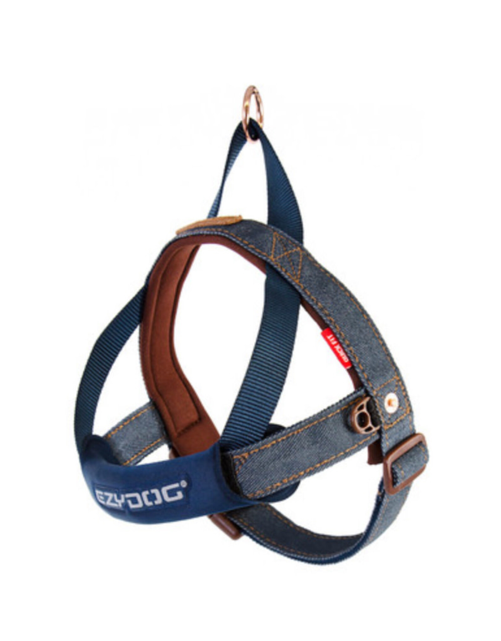 EZY DOG EZYDOG QUICKFIT HARNESS DENIM L