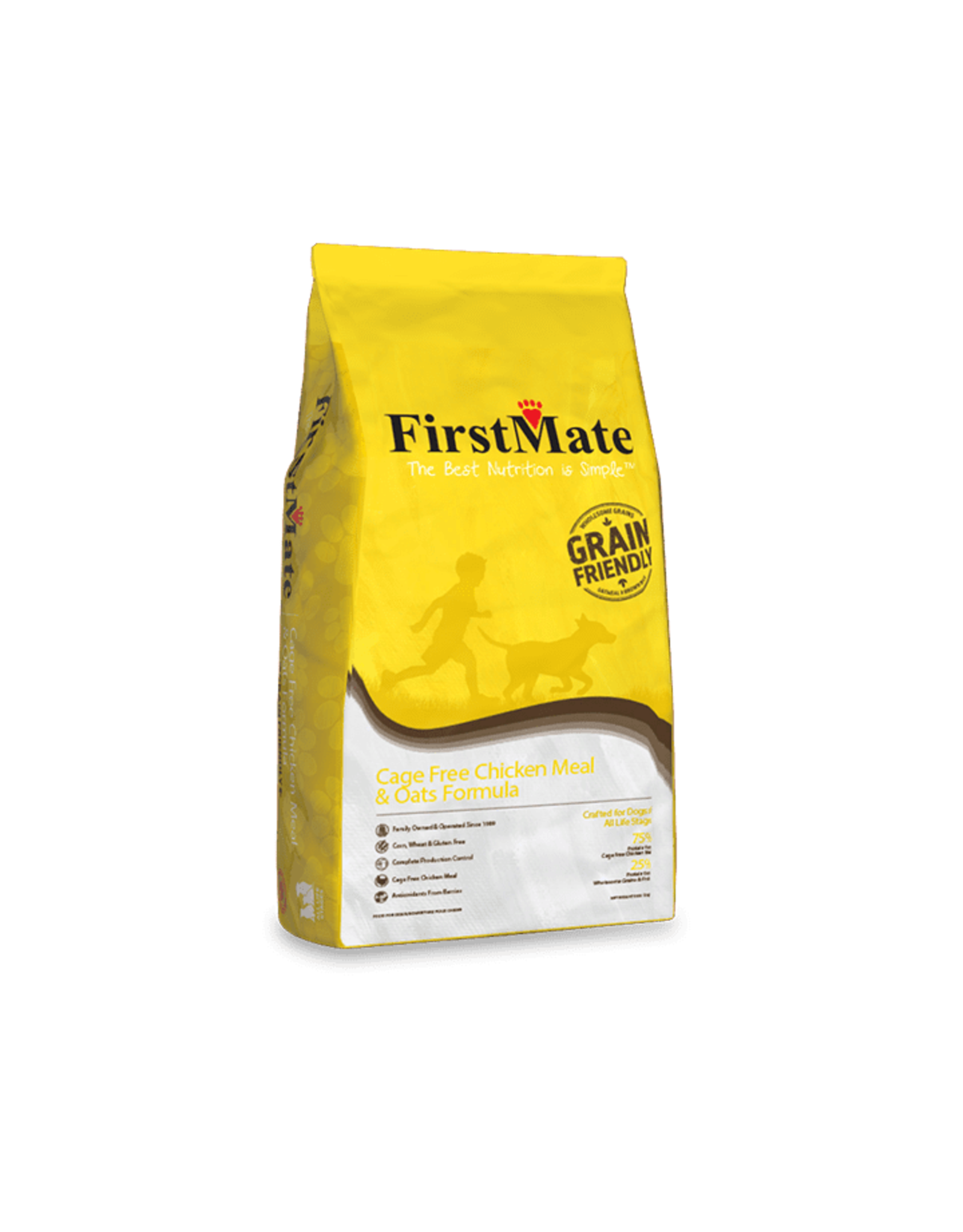 FIRSTMATE PET FOODS FIRSTMATE GFRIENDLY CHICKEN/OAT 5#