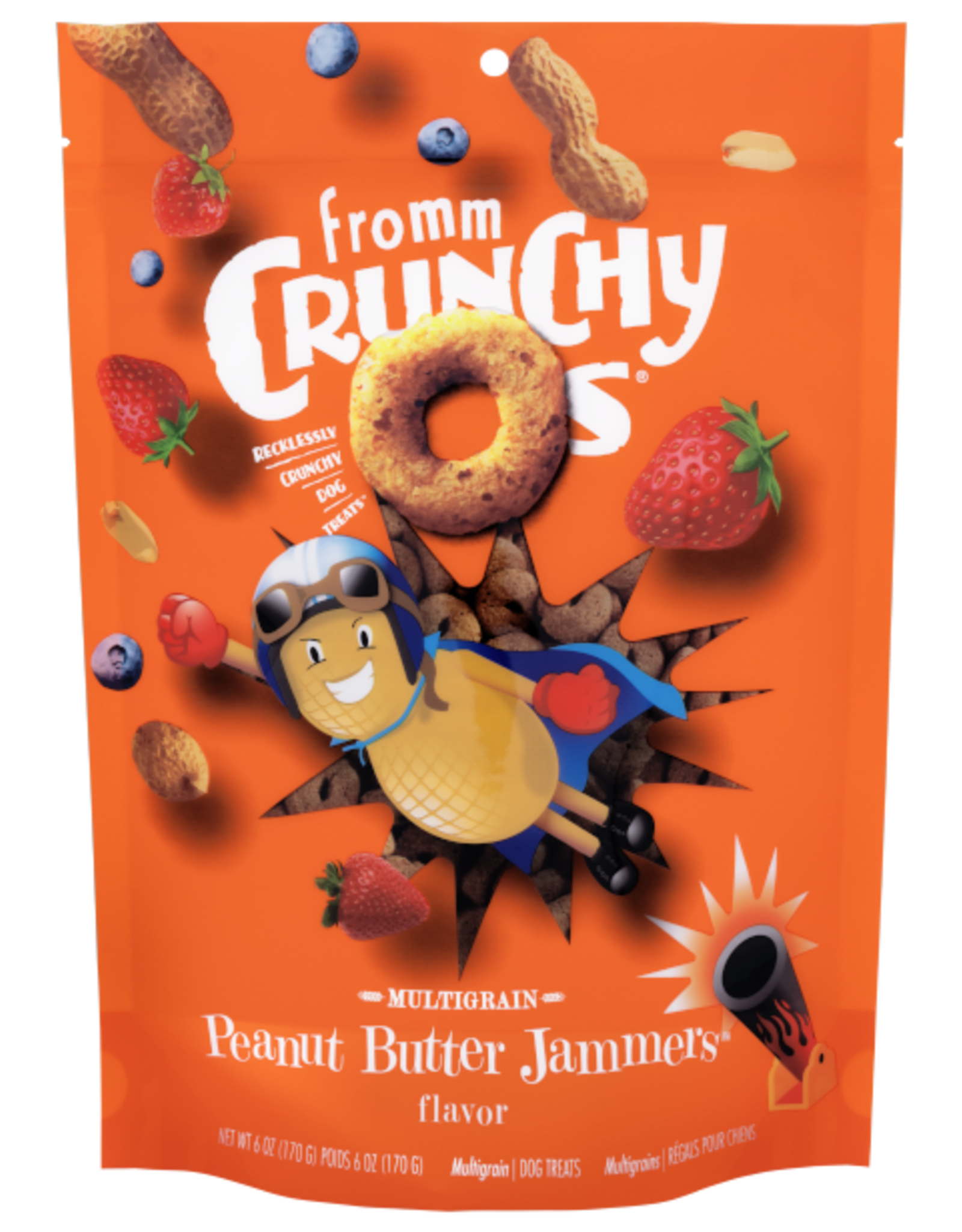 FROMM FROMM CRUNCHY O'S PB JAMMERS 6OZ