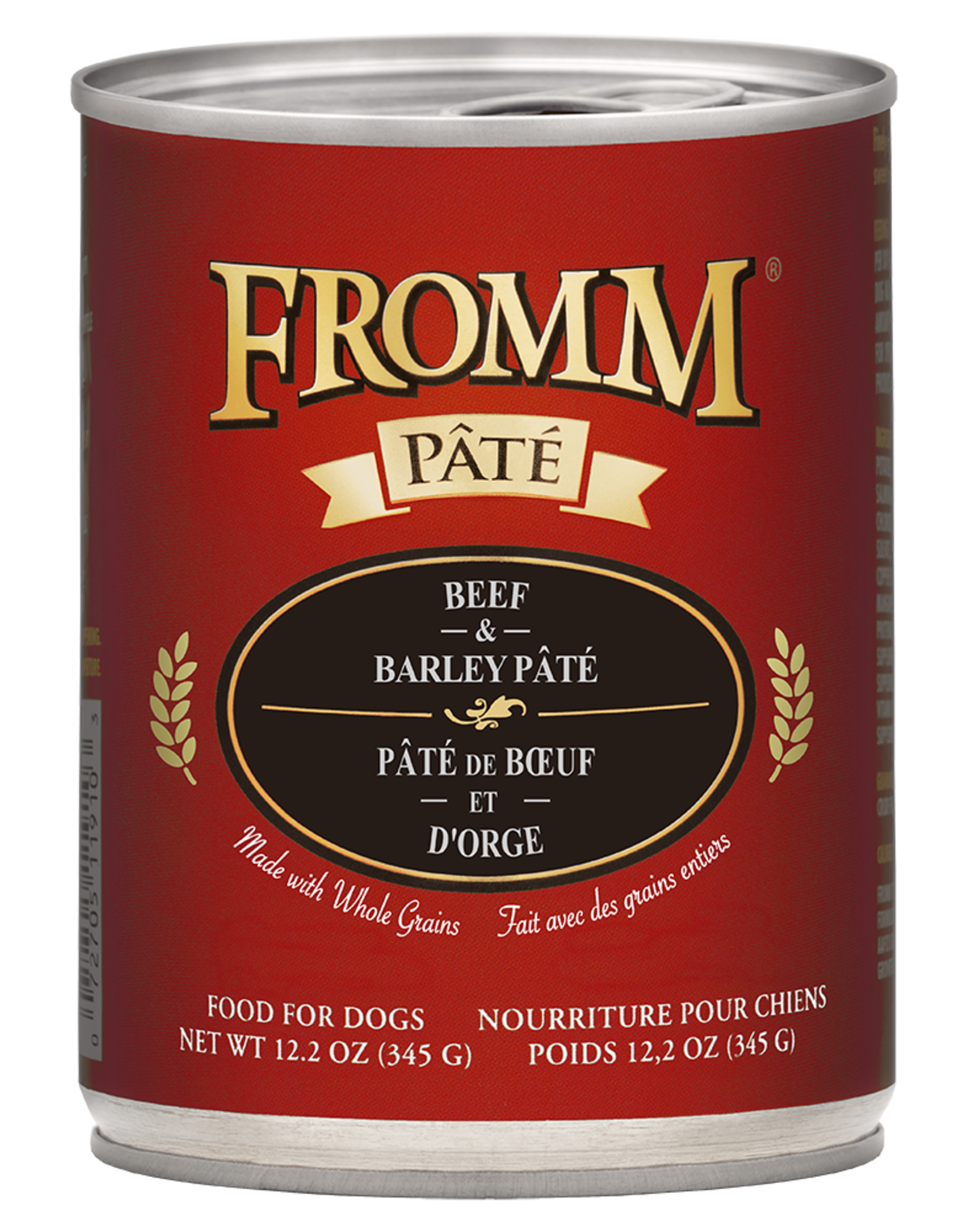 FROMM FROMM GOLD BEEF & BARLEY PATE 12.2 OZ