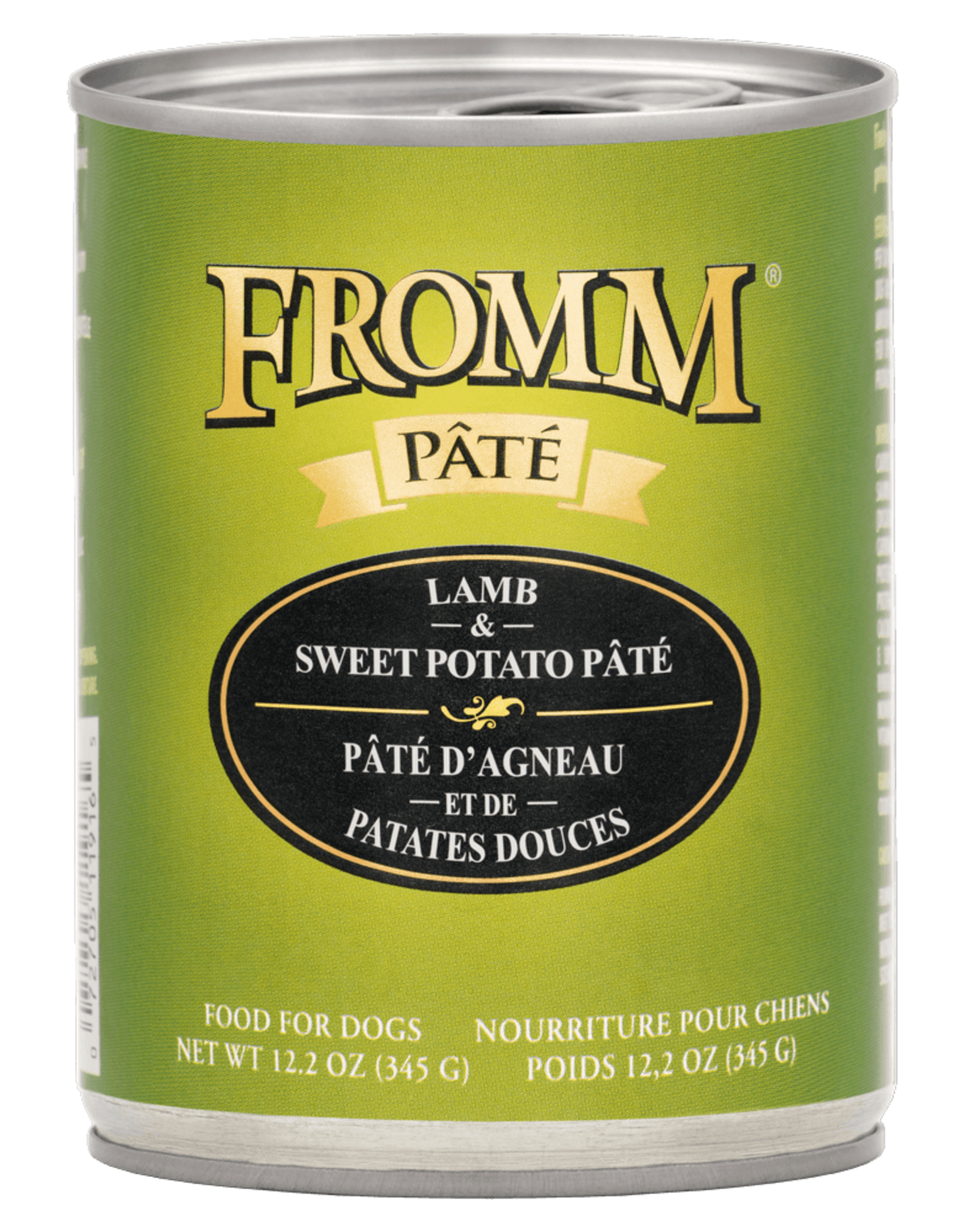 FROMM FROMM GOLD LAMB & SWEET POTATO PATE 12.2 OZ