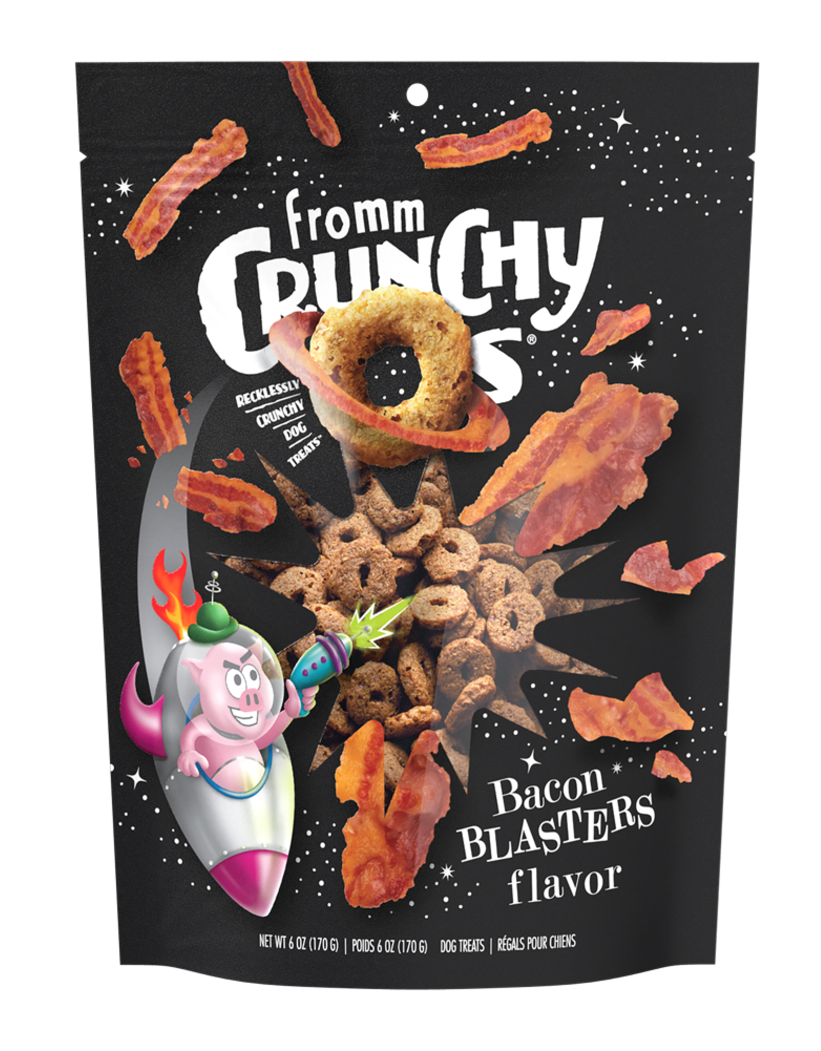 FROMM FROMM CRUNCHY O'S BACON BLASTERS 6 OZ