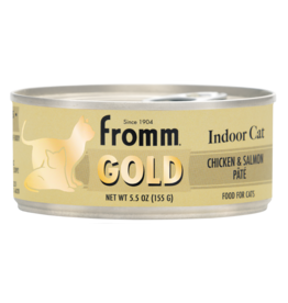 FROMM FROMM GOLD CAT ADULT INDOOR CHICKEN &  SALMON PATE 5.5 OZ