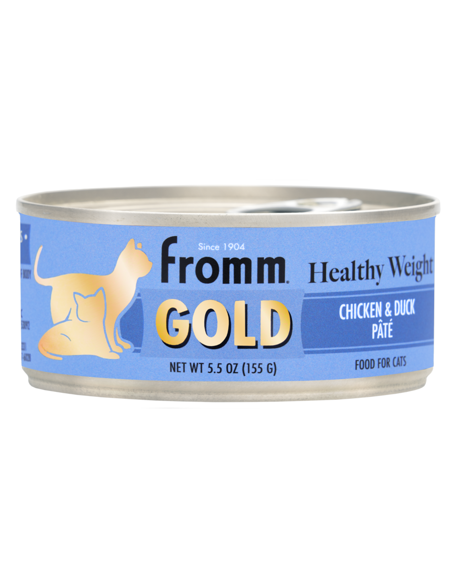 FROMM FROMM GOLD  CAT ADULT HEALTHY WEIGHT CHICKEN &  DUCK PATE 5.5 OZ