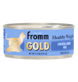 FROMM FROMM GOLD  CAT ADULT HEALTHY WEIGHT CHICKEN &  DUCK PATE 5.5 OZ