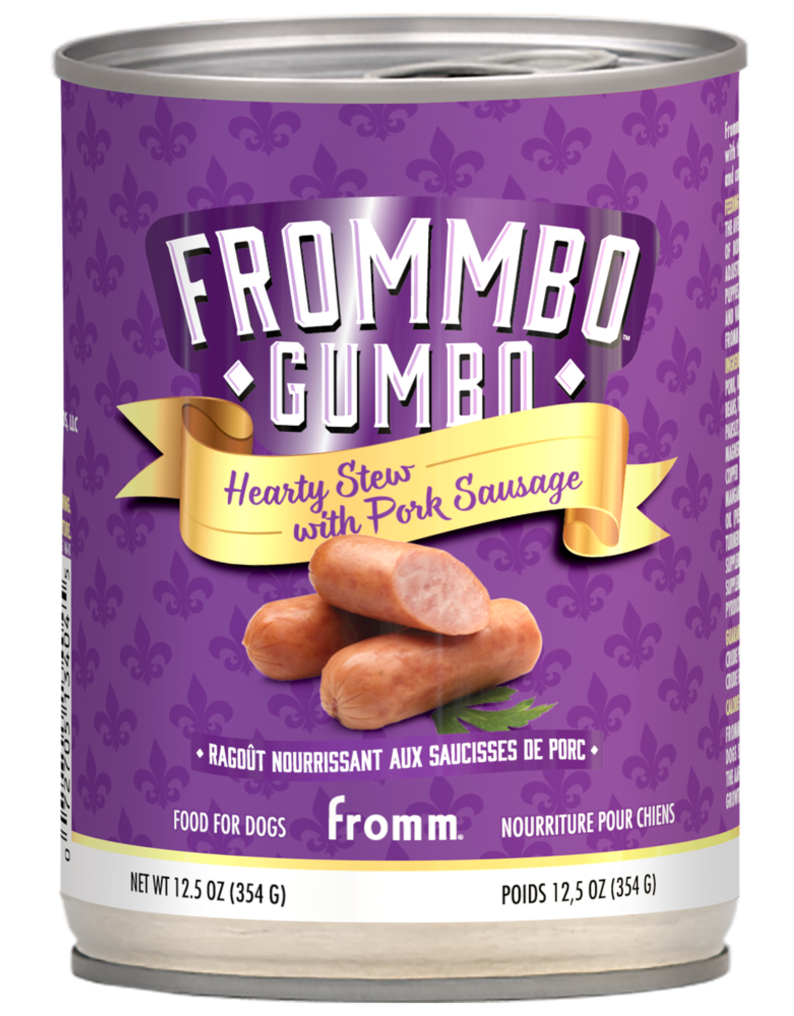 FROMM FROMMBO GUMBO PORK SAUSAGE  12.5 OZ