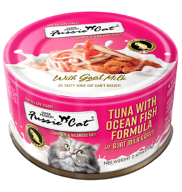 FUSSIE CAT FUSSIE CAT TUNA OCEANFISH GOAT MILK 2.47OZ