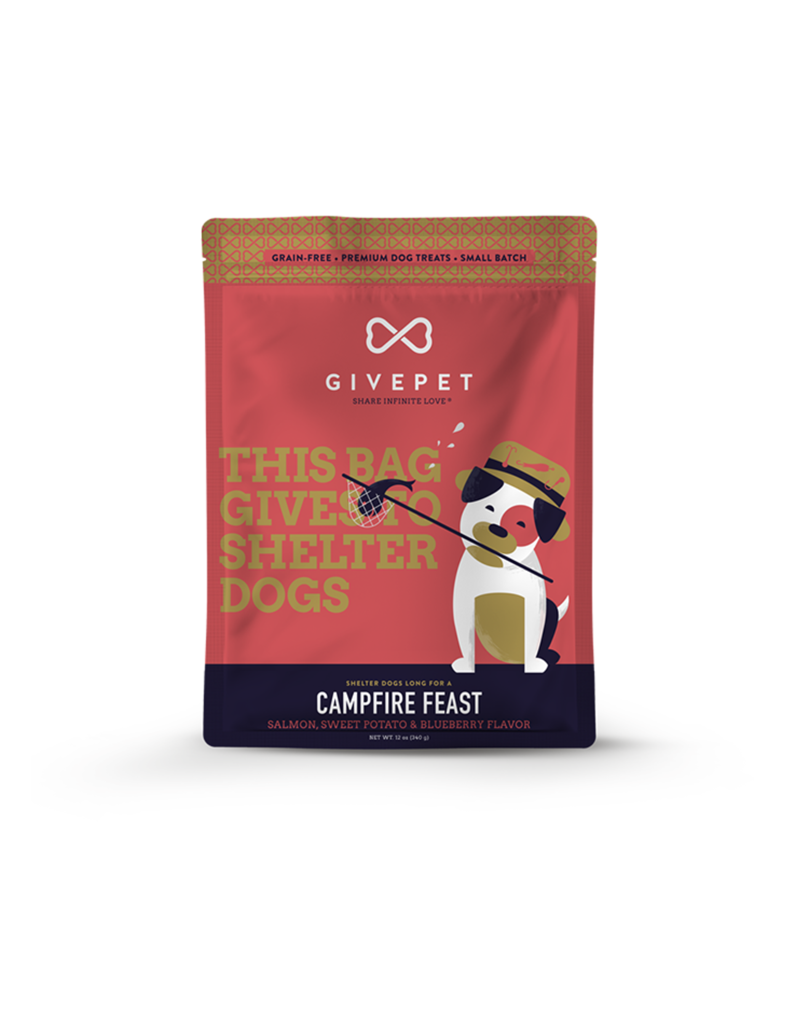 GIVEPET GIVEPET CAMPFIRE FEAST BAKED BISCUITS DOG 11 OZ